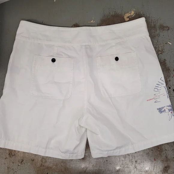 LAUREN JEANS CO. RALPH LAUREN NAUTICAL SHORTS SZ 14 - Picture 6 of 8